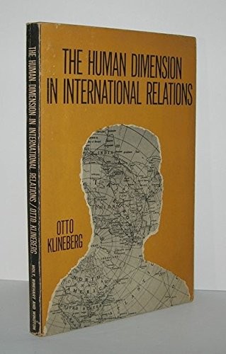 Cover for Human Dimension in International Relations