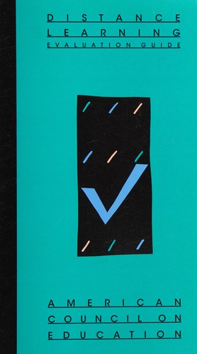 Cover for Distance learning evaluation guide