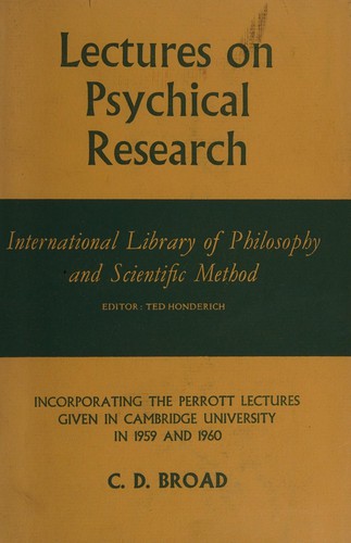 Cover for Lectures on psychical research
