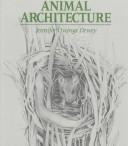 Cover for Animal architecture