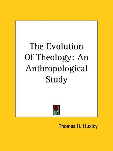 Cover for The Evolution of Theology