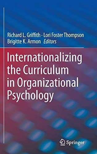 Cover for Internationalizing the Curriculum in Organizational Psychology