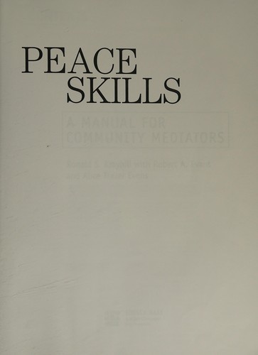 Cover for Peace skills