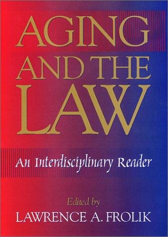 Cover for Aging and the law