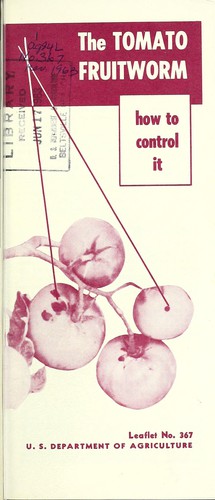 Cover for The tomato fruitworm