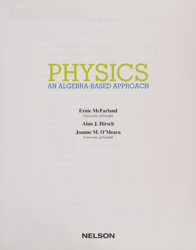 Cover for Physics