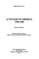 Cover for A voyage to America, 1783-1786