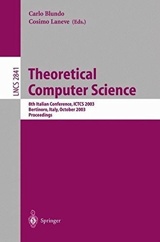 Cover for Theoretical Computer Science
