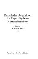 Cover for Knowledge acquisition for expert systems