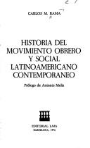 Cover for Historia del movimiento obrero y social latinoamericano contemporáneo