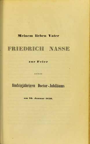 Cover for Ueber den Einfluss der Nahrung auf das Blut