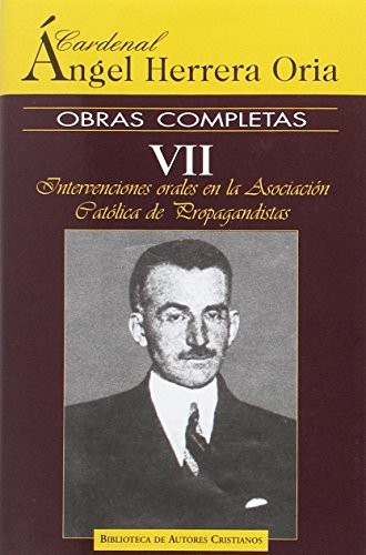 Cover for Obras completas de Ángel Herrera Oria. VII