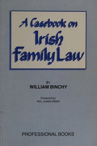 Cover for A casebook on Irish family law