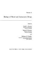 Cover for Handbook of Psychopharmacology, Volume 13