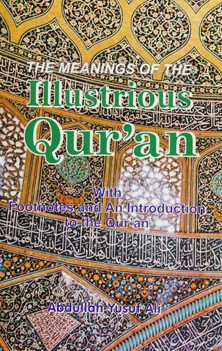 Cover for The meanings of the illustrious Qur'ân