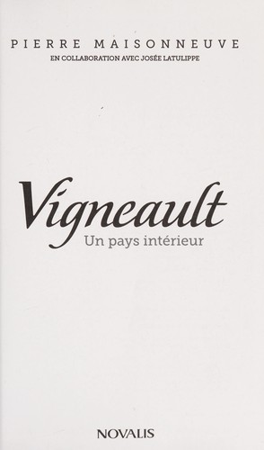 Cover for Vigneault