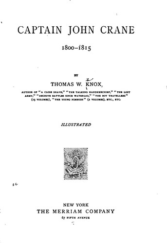 Cover for Captain John Crane, 1800-1815