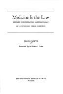 Cover for Medicine is the law