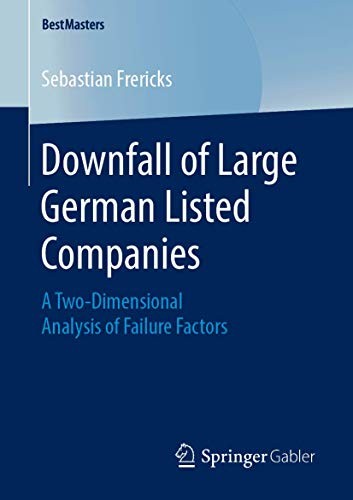 Cover for Downfall of Large German Listed Companies