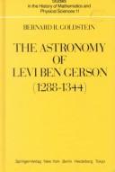Cover for The astronomy of Levi ben Gerson (1288-1344)