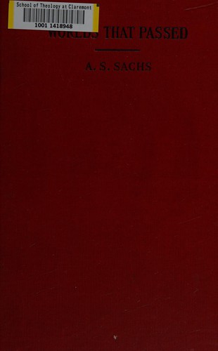 Cover for Worlds that passed