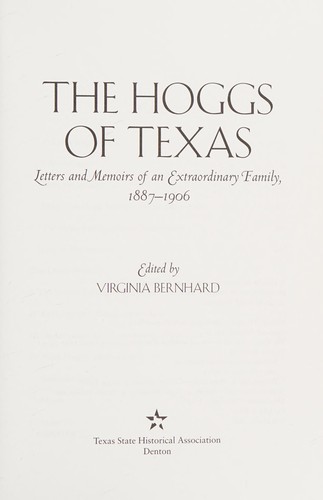 Cover for The Hoggs of Texas