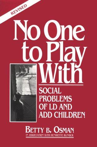 Cover for No One to Play With