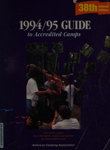 Cover for Guide to Accredited Camps, 1994-1995 (Guide to ACA Accredited Camps)