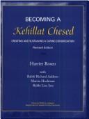 Cover for Becoming a Kehilat Chesed