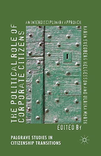Cover for The Political Role of Corporate Citizens