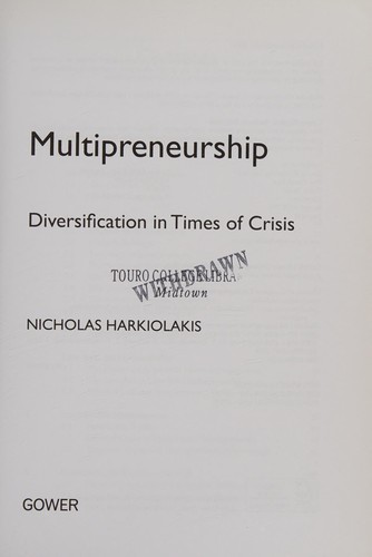 Cover for Multipreneurship