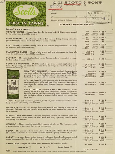 Cover for Scotts lawn seed