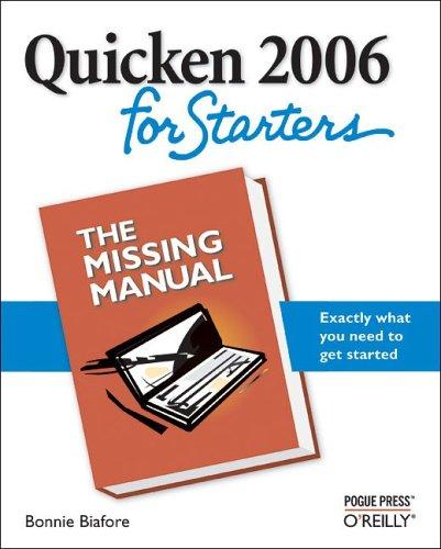 Cover for Quicken 2006 for Starters