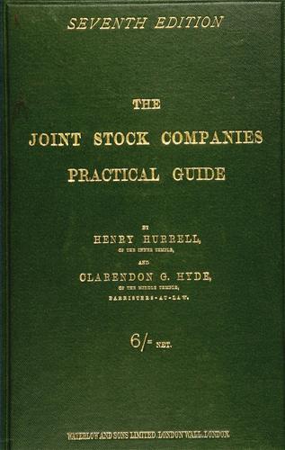 Cover for The joint stock companies practical guide