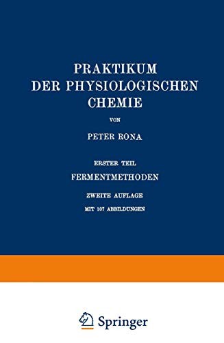 Cover for Praktikum der Physiologischen Chemie