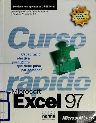 Cover for Curso rápido de Microsoft Excel 97
