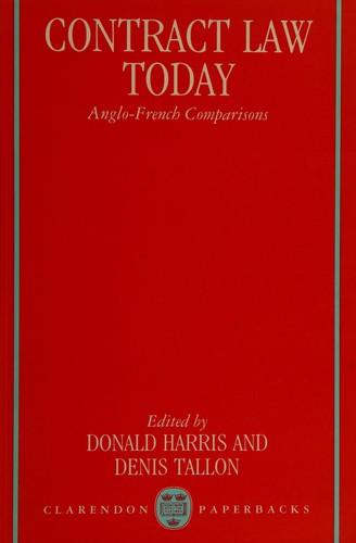 Cover for Contract law today