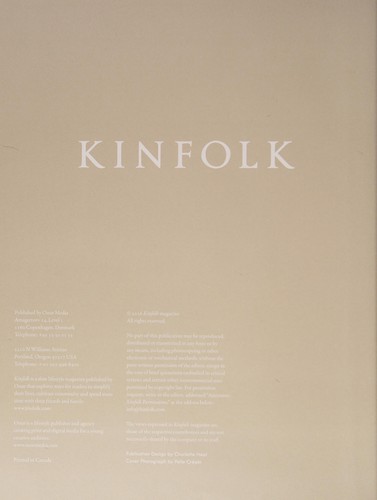 Cover for Kinfolk Volume 20