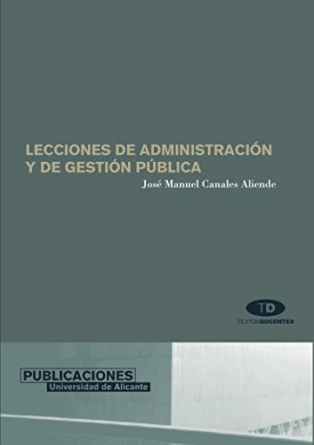 Cover for Lecciones de administración y de gestión pública