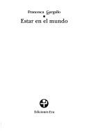 Cover for Estar en el mundo
