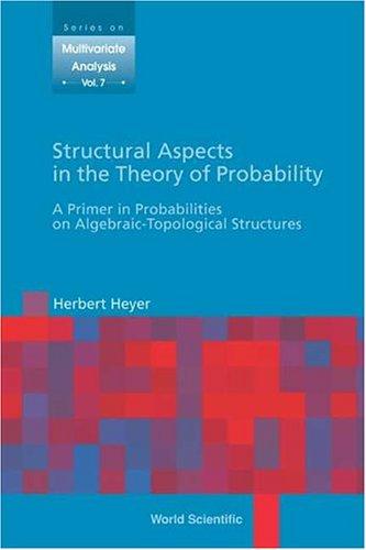 Cover for Structural Aspects in the Theory of Probability