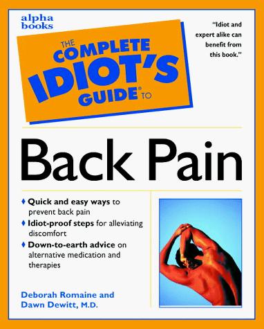 Cover for The Complete Idiot's Guide to Healing Back Pain
