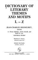 Cover for Dictionary of Literary Themes and Motifs