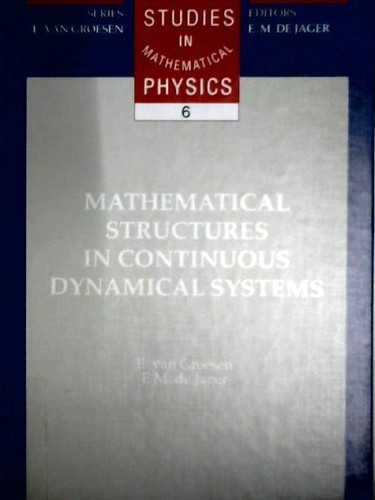 Cover for Mathematical structures in continuous dynamical systems