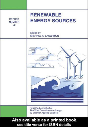 Cover for Renewable energy sources