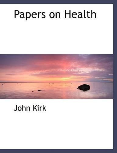 Cover for Papers on Health