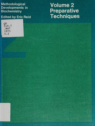 Cover for Methodological developments in biochemistry