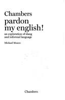 Cover for Chambers pardon my English!