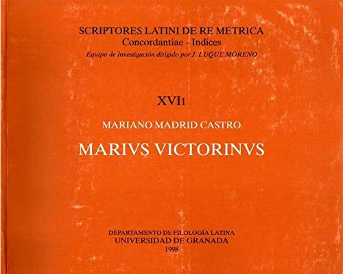 Cover for Scriptores Latini de re metrica
