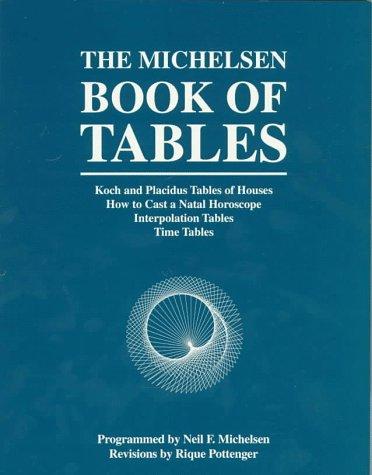 Cover for The Michelsen Book of Tables